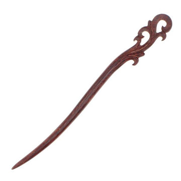 CrystalMood Handmade Carved Rosewood Hair Stick Vine B